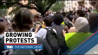 Pro-Palestinian protests erupt across the U.S. and The National Desk takes you to several campuses.