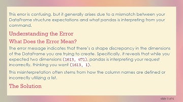 Initializing a Pandas DataFrame with Column Names from a List