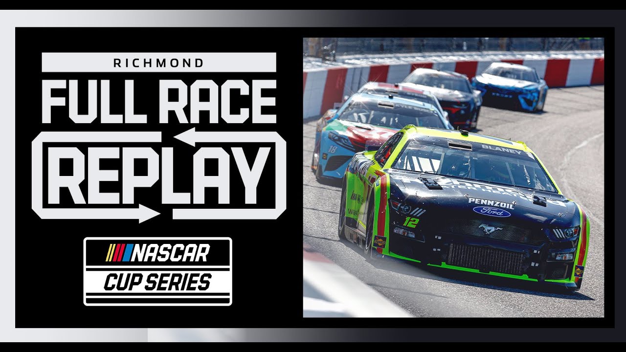 Toyota Owners 400 from Richmond Raceway NASCAR Cup Series Full Race Replay