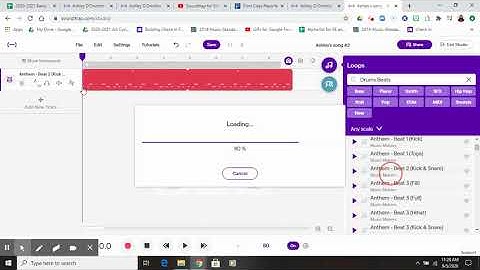 I can make a drum loop on sound trap