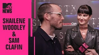 Shailene Woodley & Sam Claflin On The Challenges Of Filming Adrift Cinemacon Mtv News