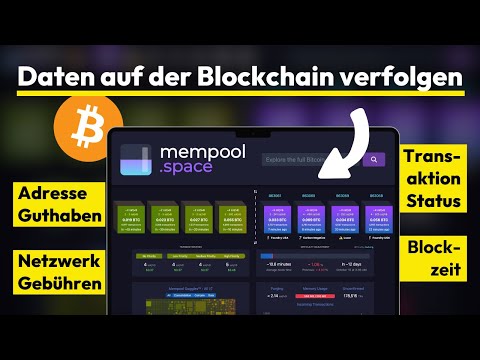 Bitcoin Blockchain Daten erkunden ✅ Mempool.space Tutorial