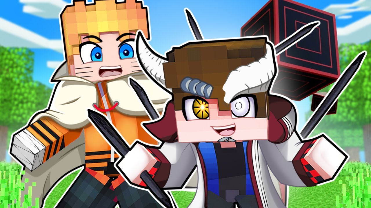 NARUTO adotou o BEBÊ ISSHIKI OTSUTSUKI no Minecraft