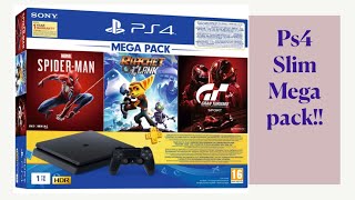 Sony Play Station 4 Slim Unboxing and overview || Ps4 slim Mega Pack in 2021|| Explain in Hindi