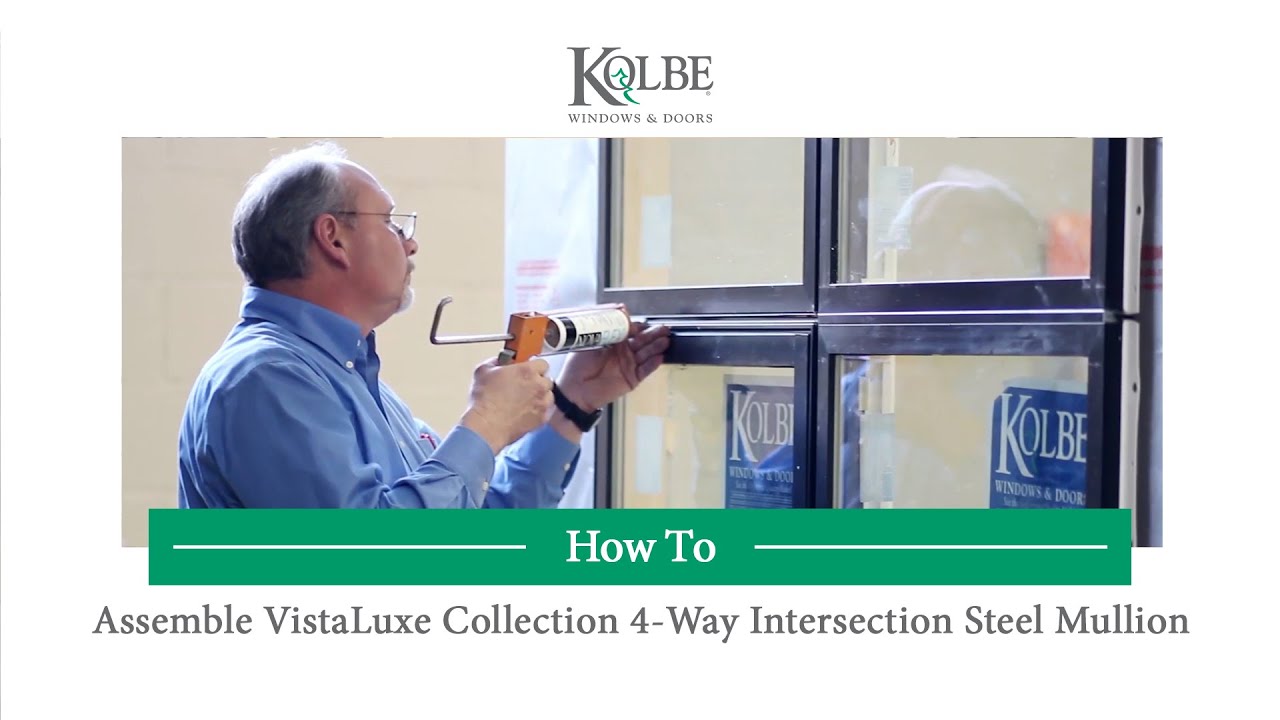 Vistaluxe Collection 4 Way Intersection Steel Mullion Assembly You Vistaluxe Collection 4 Way Intersection Steel Mullion Assembly Kolbe Windows Doors