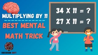 Mental Math -  Multiplying by 11 | How to multiply 2-digit numbers by 11 #Shorts screenshot 3