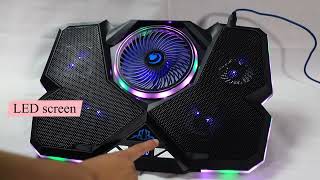 COOLCOLD K44 laptop cooler RGB
