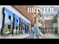 Vlog exploring uk bristol  bristol city tour harbour cathedral street art 