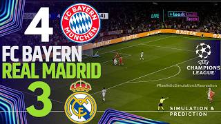 Bayern Munich 4 vs 3 Real Madrid | Highlights ⚽ UEFA Champions League 25-26 (Simulación)