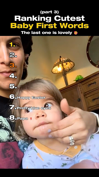 Ranking Cutest Baby First Words 👶 (Part 3)
