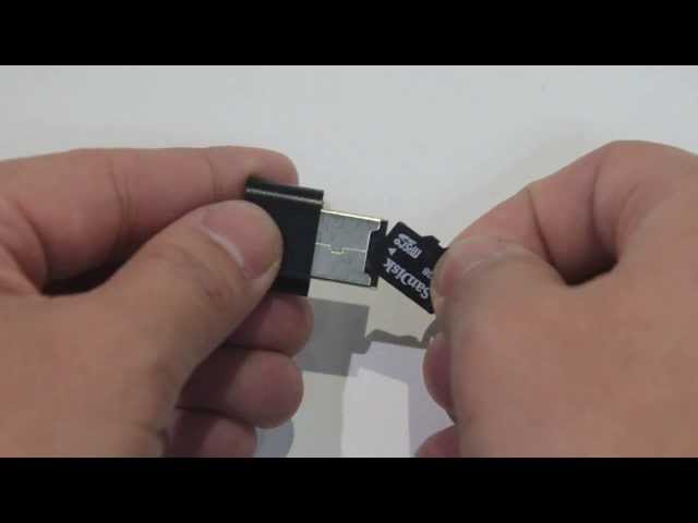 Black Aluminum MicroSD USB Card Reader Product Review 