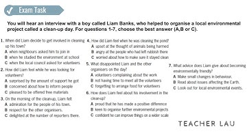 B2 Exam Booster - Listening P4 WS2