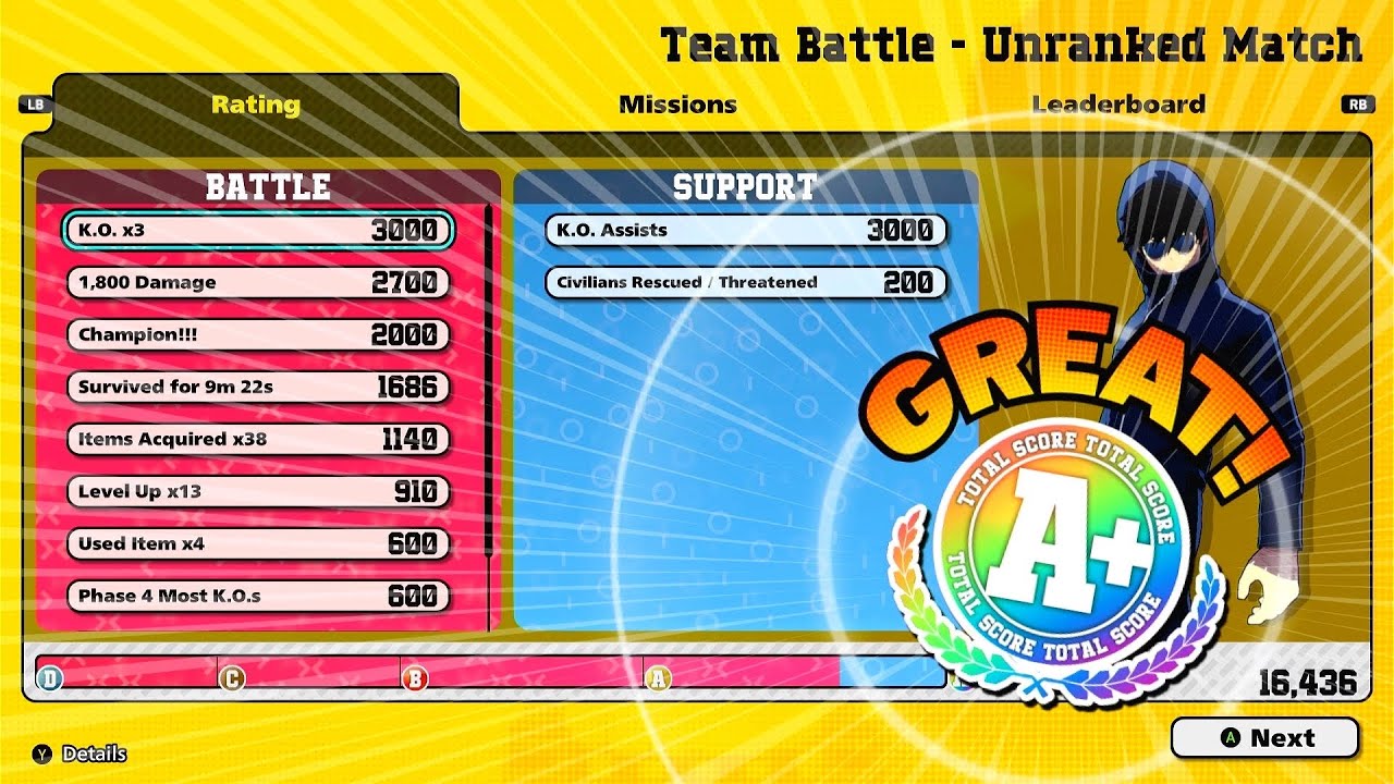 Mha Rumble Rating CHAMPIONS! with a good rating! | MY HERO ULTRA RUMBLE (My Hero Academia ...