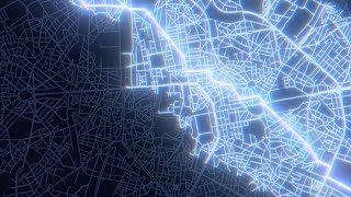 Pathfinding visualised on a map of Brussels
