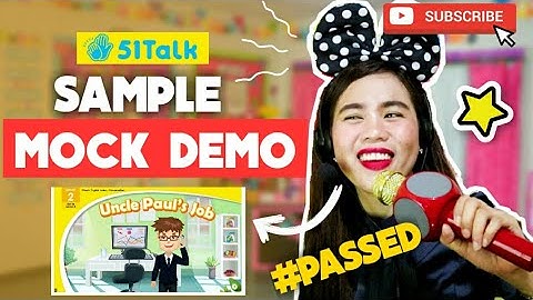 51TALK: SAMPLE MOCK DEMO // TOPIC: UNCLE PAUL