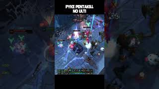 Pyke Penta! #leagueoflegends #gaming #games  #wildrift #lol #lolshorts #pyke #shorts #youtubeshorts