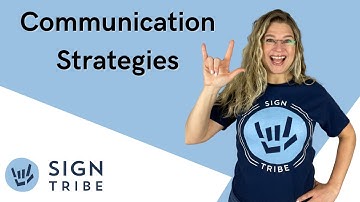 COMMUNICATION STRATEGIES // AUTISM + DISABILITY COMMUNICATION SUPPORT // SIGN TRIBE ASL COURSES