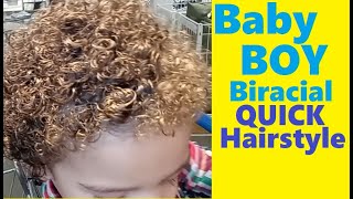 Our biracial baby BOY hairstyle screenshot 5