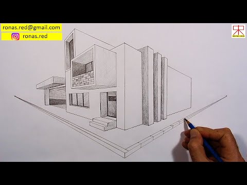 Video: Perspektifte Bir Ev Nasıl çizilir
