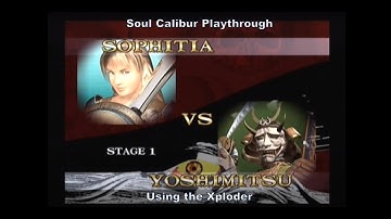 Soul Calibur Sophitia Playthrough using the Dreamcast Xploder :D #Dreamcast #Sega #DC #CheatCodes