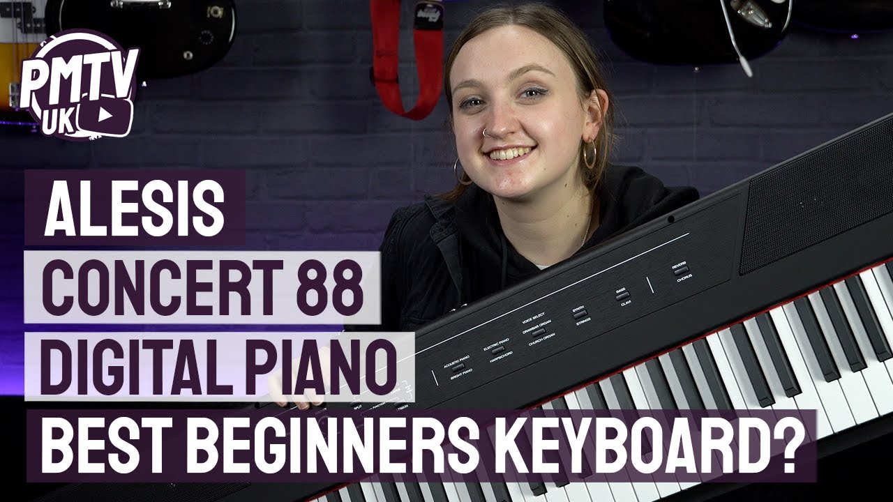 Alesis Concert 88 Digital Piano - Best Keyboard For Beginners? 