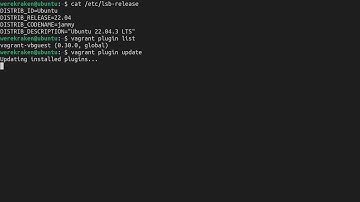 Upgrading Vagrant Plugins [Vagrant: Development Environments Made Easy]