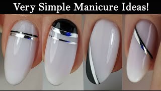 Very Simple Manicure Ideas!Очень Простые Идеи Маникюра!