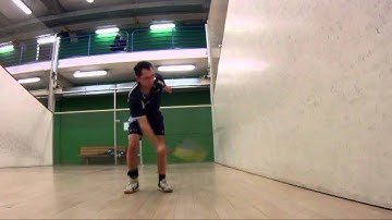 Squash Tips #3 - The Swing, How to make the Forehand and backhand Shot in squash + Exercise