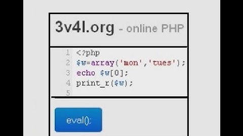 Php Online Interactive Shell