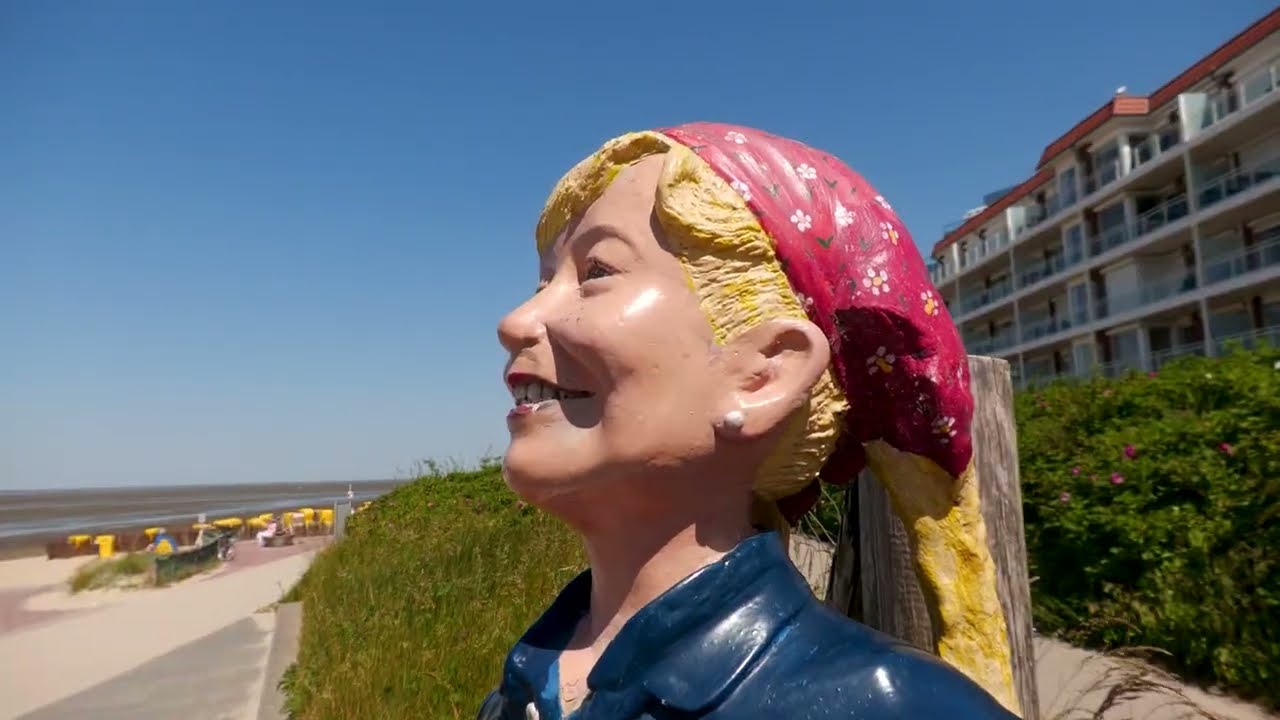 Cuxhaven Duhnen mit der Strandpromenade Duhnen