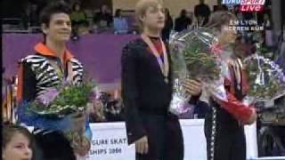 Evgeni Plushenko Medal Ceremony Euros 2006