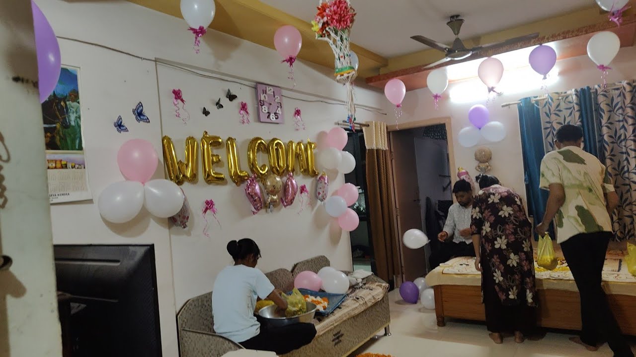 मामाच्या घरी बाळाचे छान स्वागत केले... 