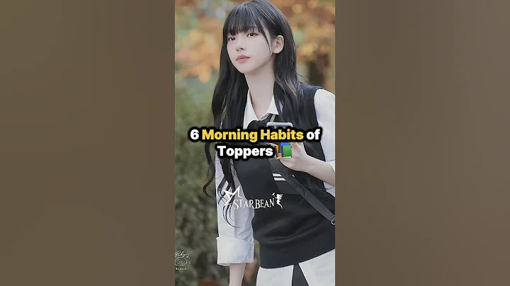 Morning Habits of Top Students📚#starbean #students #topper #study #morning #habits #motivation