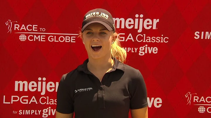 Sarah Burnham: Tuesday Interview 2021 Meijer LPGA ...