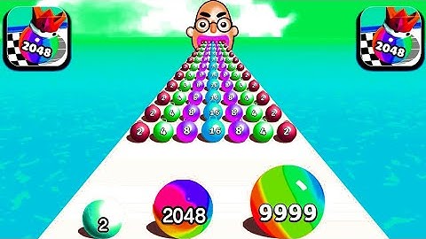 Marble Run, Ball Run 2048, Canvas Run, AZ Run   All Levels Gameplay Android,ios New Mobile Game KJHG