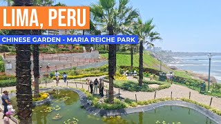 Miraflores Chinese Garden to Maria Reiche Park! Walk with me in Lima, Peru!