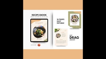 Recipe ebook vegan powerpoint presentation templates