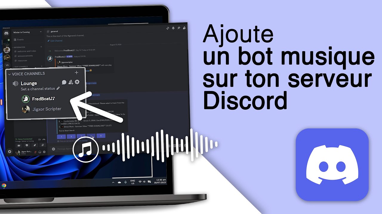 Comment Ajouter Un Bot Musique Sur Un Serveur Discord [2025] - YouTube
