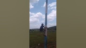 Pholo climbing in hescom mescom  cesc in practice