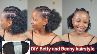 Threading hairstyle for natural hair/DIY Very detailed tutorial