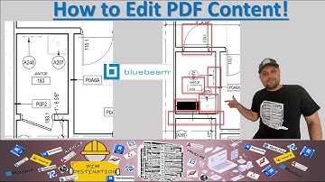 How to Edit PDF Content in Bluebeam Revu | Cut, Redact, Erase, Text Edit, & Snapshot | BIM Tutorial