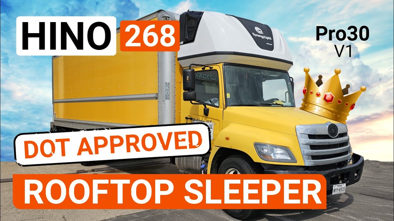 Hino Box Truck with Sleeper YouTube