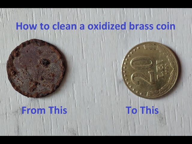 How to clean old coins without any damage 