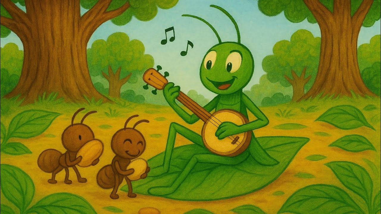 The Ant and the Grasshopper | Children’s Stories 