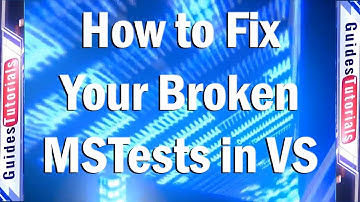 Fixing Test Loading Errors in Visual Studio with MSTest