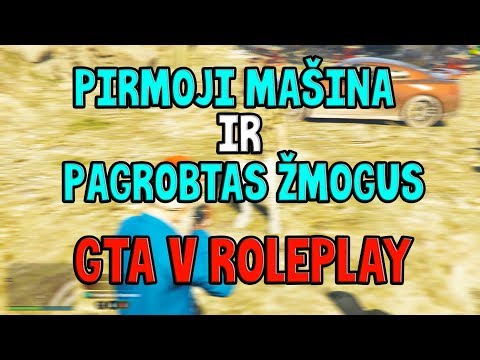 🎅 GTA RP #3 LIETUVIŠKAI 🎅 PIRMOJI MAŠINA IR PAGROBTAS ŽMOGUS (PBNM serveris su DZUG ir FLOWLESU )