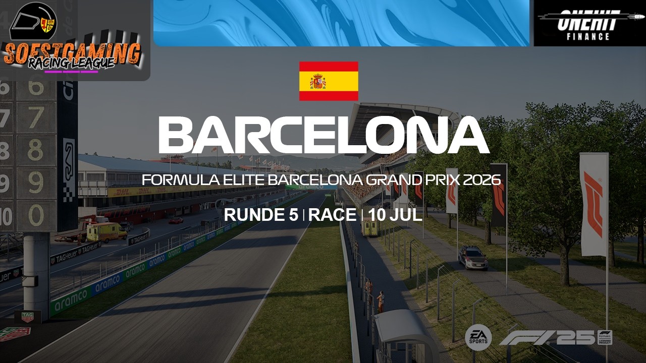 Soestgaming Racing League Elite| Season 4 | Rennen 05 | Spanien | powered by OneHit Finance