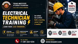 ⚡ Electrical Technician Training | Build Job-Ready Skills in 2 Months