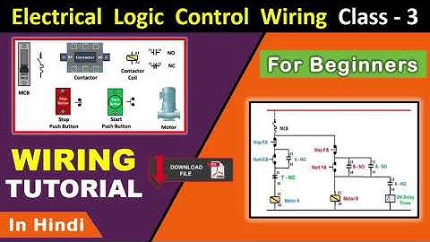 Timer Auto Reset Connection | Electrical Logic Control Wiring Class 3 @Electrical Technician
