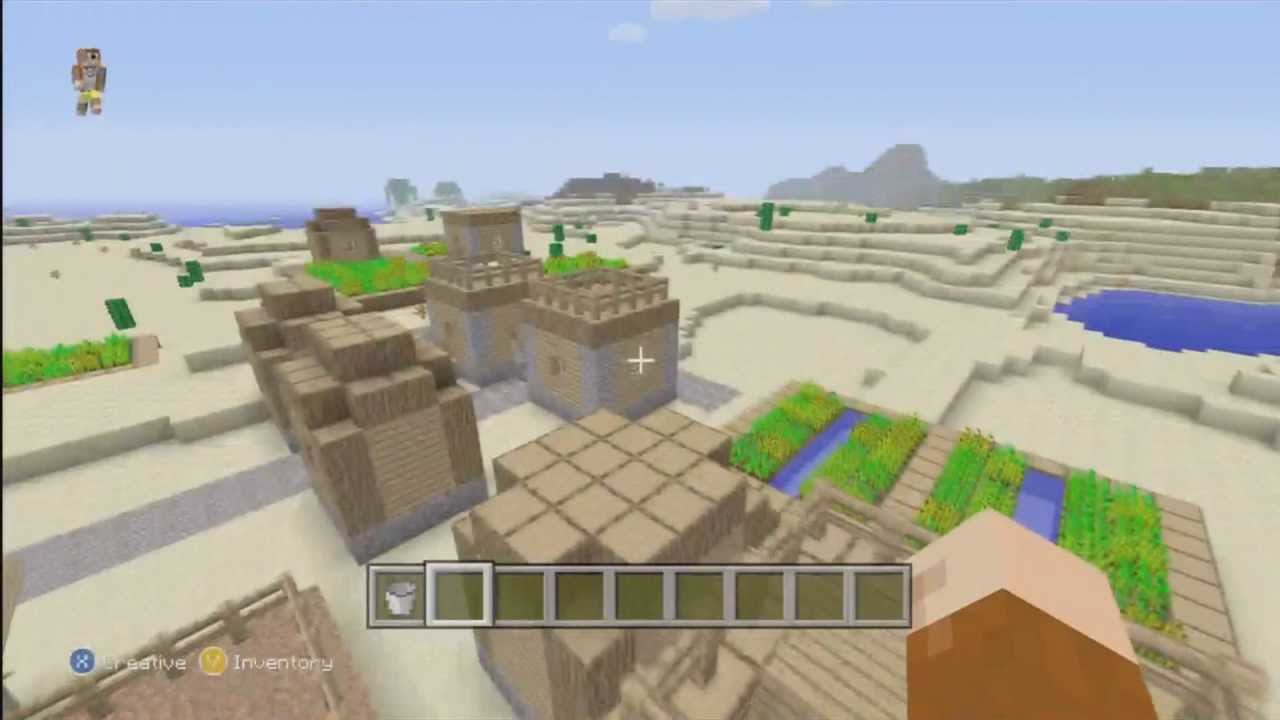 Minecraft Xbox 360 Edition 1.8.2 | NPC Villages - YouTube